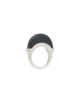 Luna Ring - Silver & Onyx