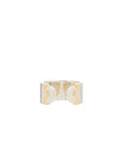Doppia Luna Ring - Silver/Gold