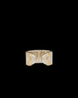Doppia Luna Ring - Silver/Gold