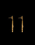 Ray Of Light Small Drop Earrings Gold