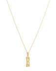 Ray of Light Initial Pendant - Jumbo Gold