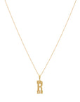 Ray of Light Initial Pendant - Jumbo Gold