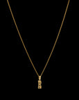 Ray of Light Initial Pendant - Mini Gold