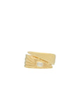 Ray of Light Ring -Gold open Ray Band