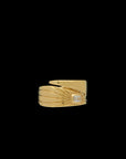 Ray of Light Ring -Gold open Ray Band