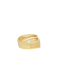 Ray of Light Ring -Gold open Ray Band