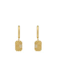 Ray of Light Gold Mini Hoops