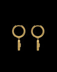 Ray of Light Gold Mini Hoops
