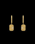 Ray of Light Gold Mini Hoops