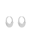 Luna Large  Hoops - Silver