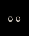 Luna X-Small Hoops - Silver