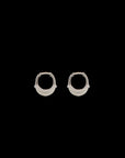 Luna X-Small Hoops - Silver