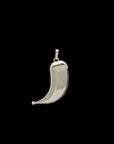 Wyld Dorian Horn - Silver & Brown Pave Diamond