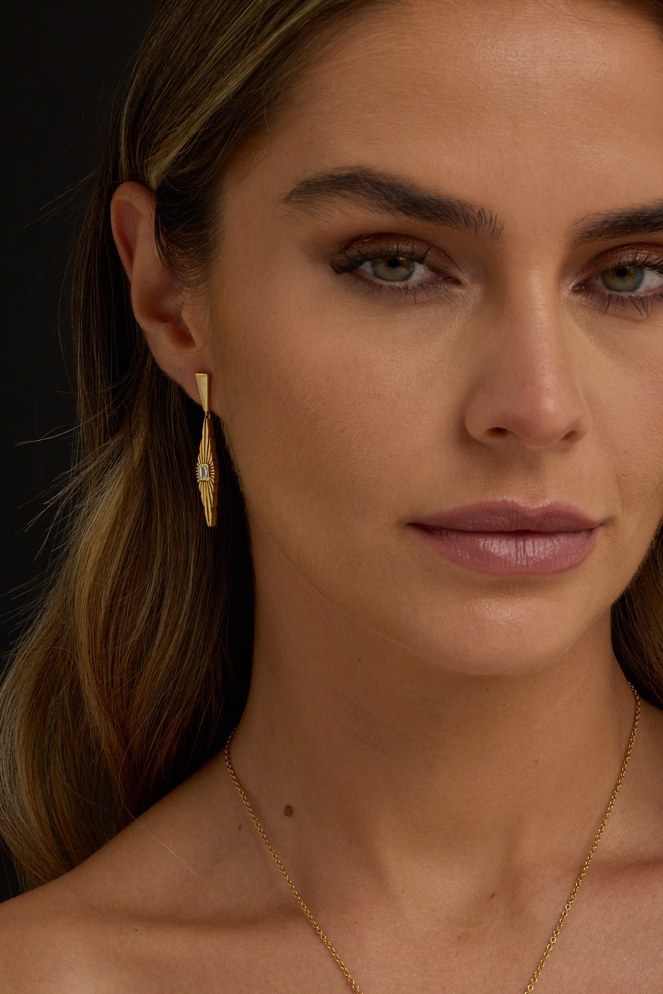 Ray Of Light Small Drop Earrings
