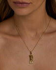 Ray of Light Initial Pendant - Medium