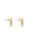 Pietre Double Studs - Gem / Gold