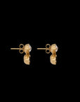 Pietre Double Studs - Gem / Gold