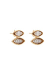 Pietre Double Studs - Pave / Gem