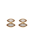 Pietre Double Studs - Pave / Gem