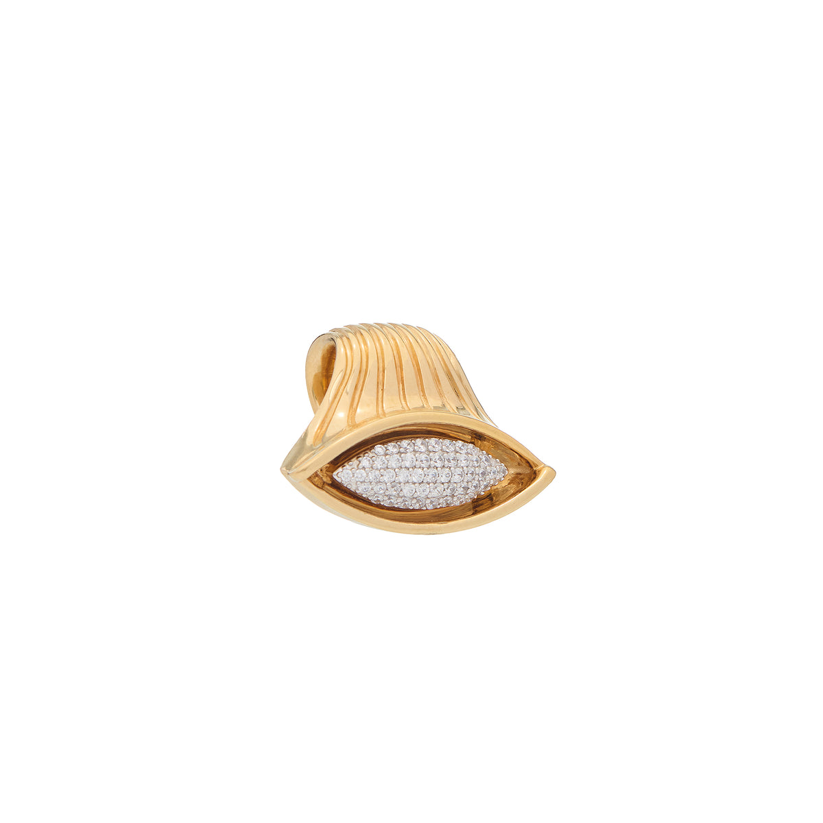 Pietre Single Pendant - Jumbo Diamond Pave