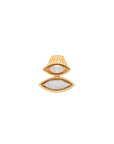Pietre Double  Pendant - Small Gem/Pave