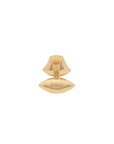 Pietre Double  Pendant - Small Gem/Pave