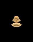 Pietre Double  Pendant - Small Gem/Pave