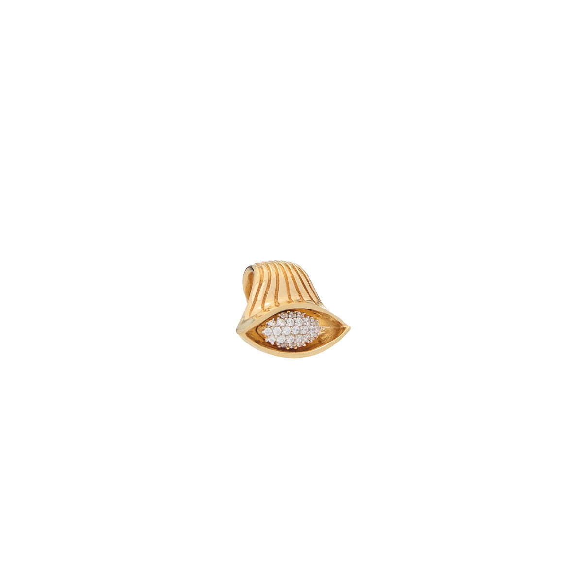 Pietre Single Pendant - Small Diamond Pave