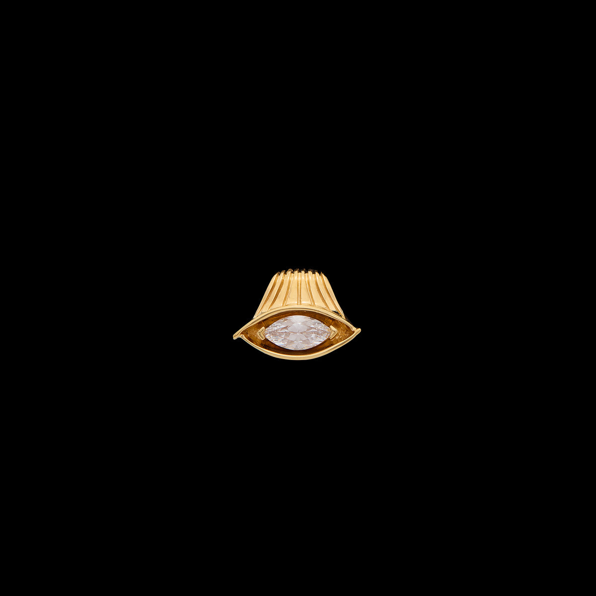 Pietre Single Pendant - Small - White Topaz