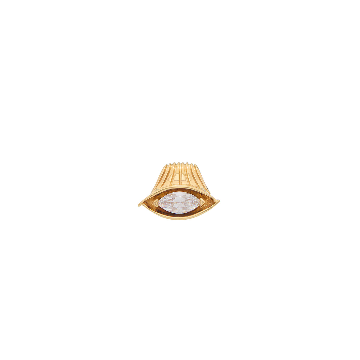 Pietre Single Pendant - Small - White Topaz