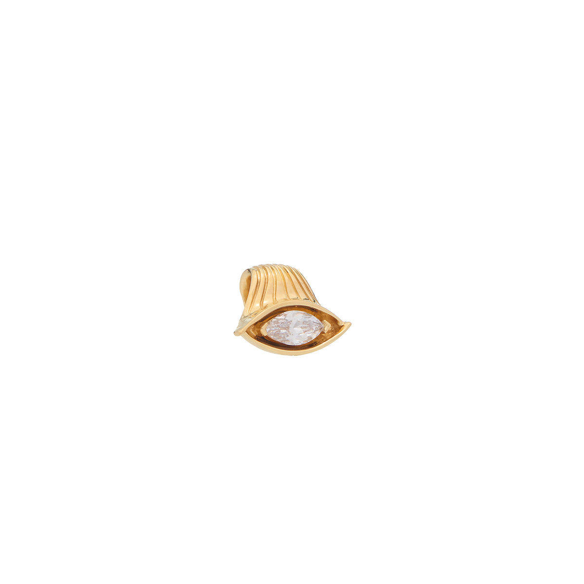 Pietre Single Pendant - Small - White Topaz