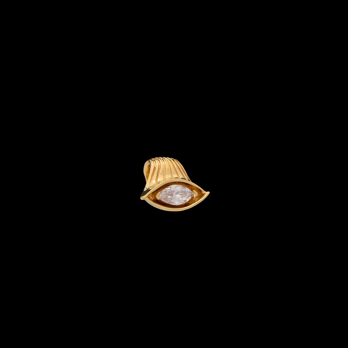 Pietre Single Pendant - Small - White Topaz