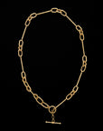 Eclipse Bar Necklace - Gold