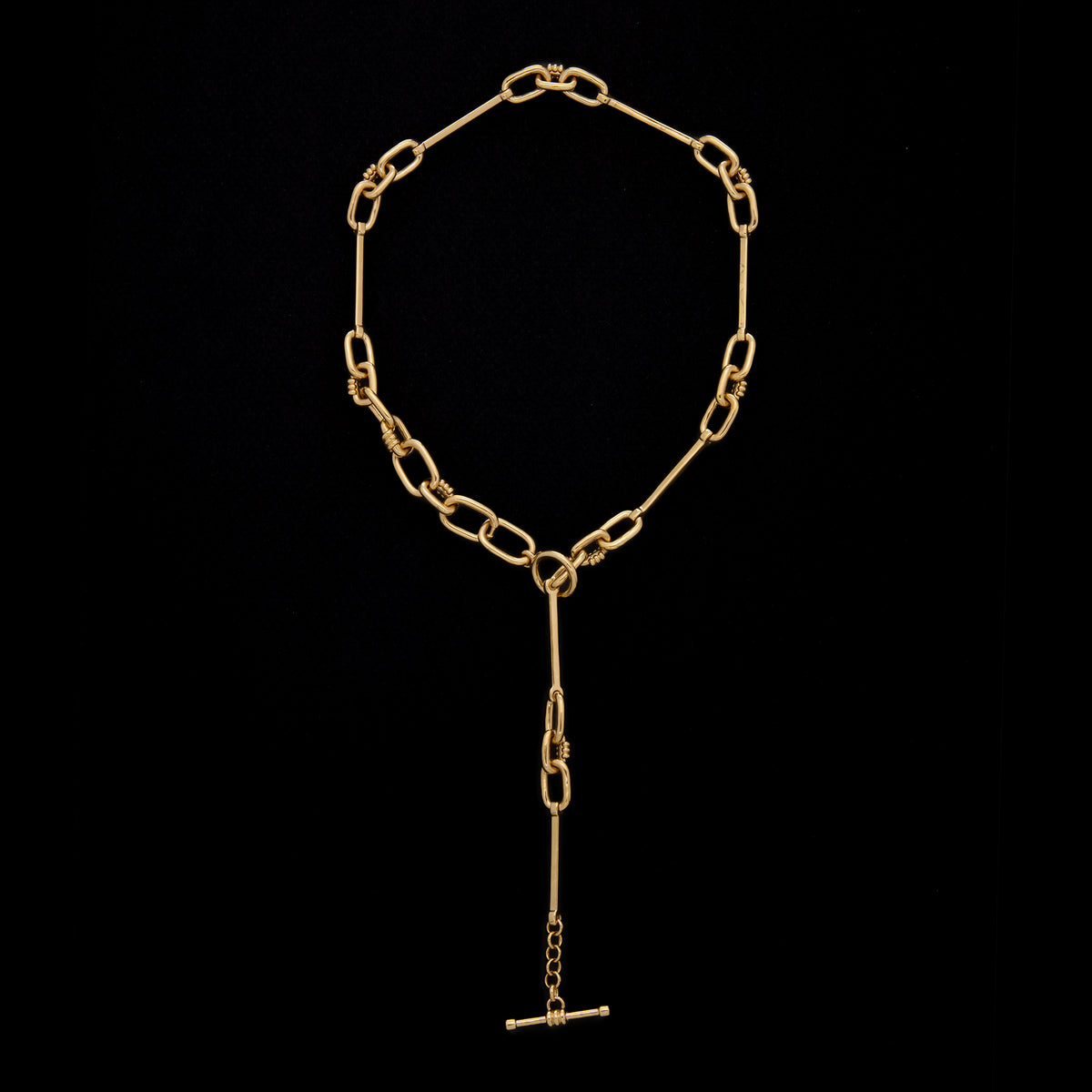 Eclipse Bar Necklace - Gold