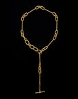 Eclipse Bar Necklace - Gold