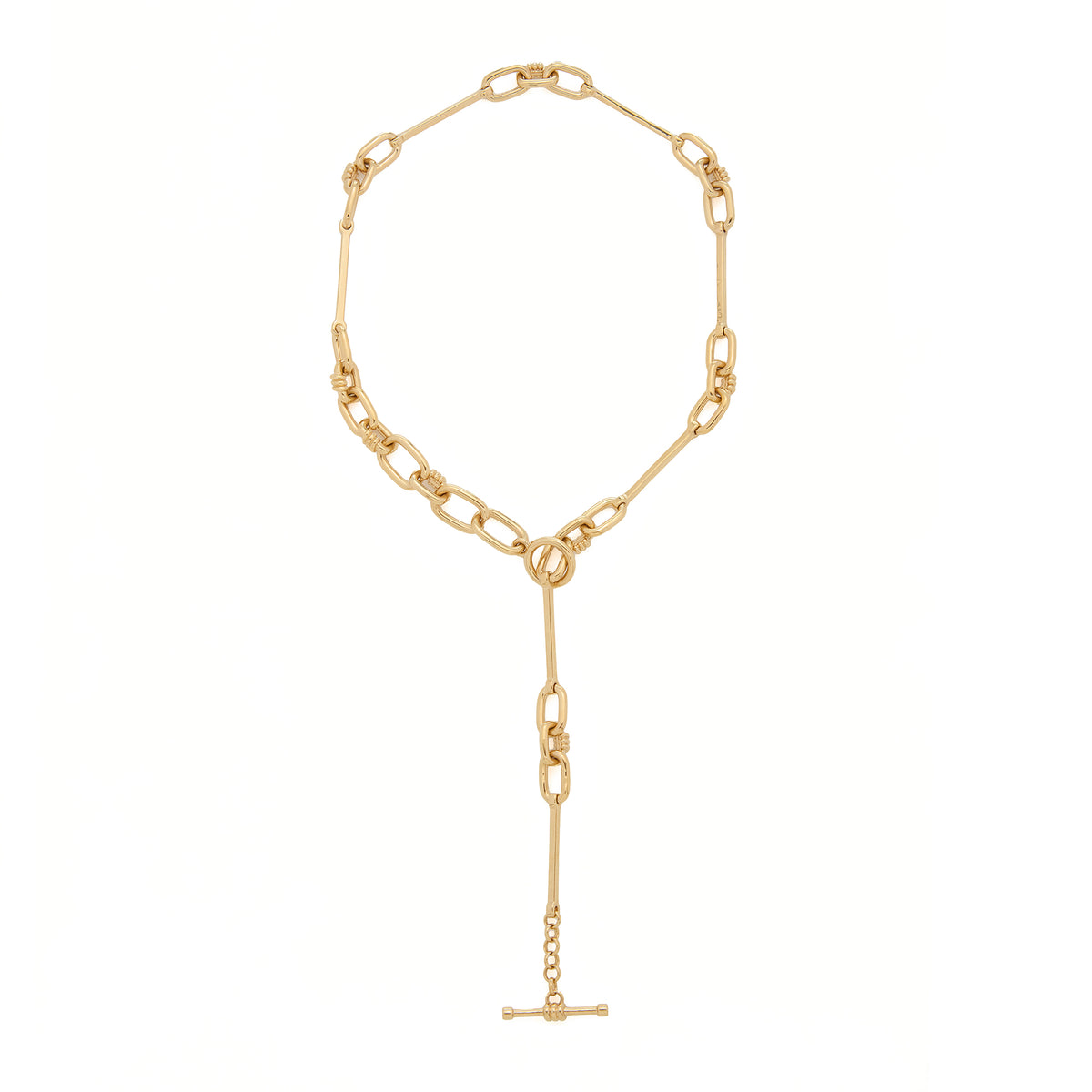 Eclipse Bar Necklace - Gold