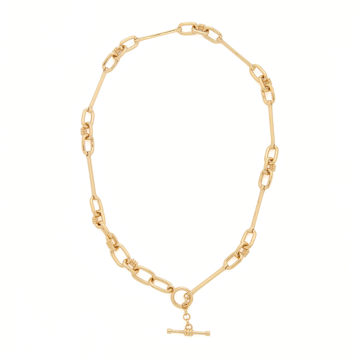 Eclipse Bar Necklace - Gold