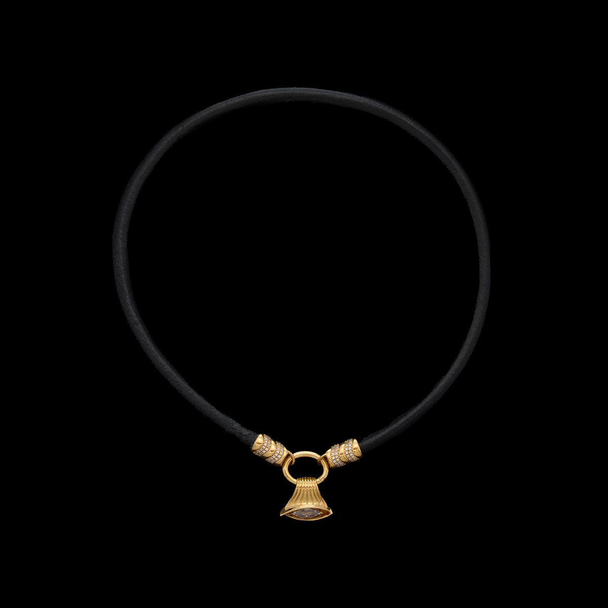 Pietre Single Pendant - Small - White Topaz
