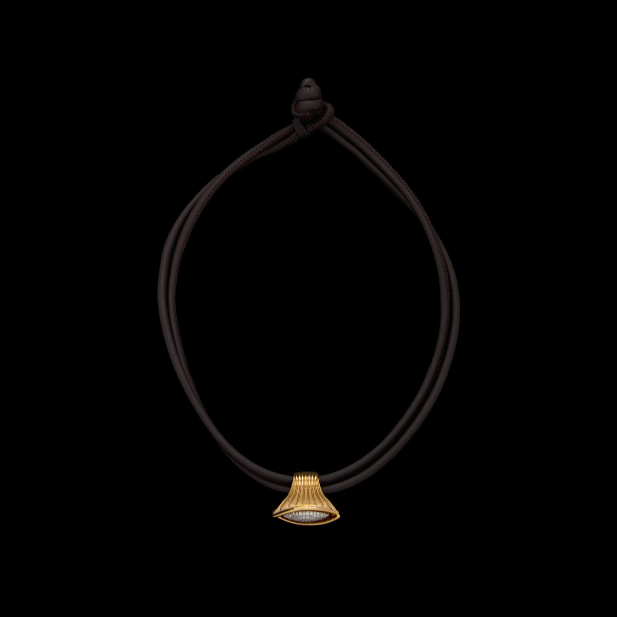 Pietre Single Pendant - Jumbo Diamond Pave