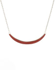 Luna Necklace - Silver Jasper