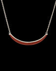 Luna Necklace - Silver Jasper