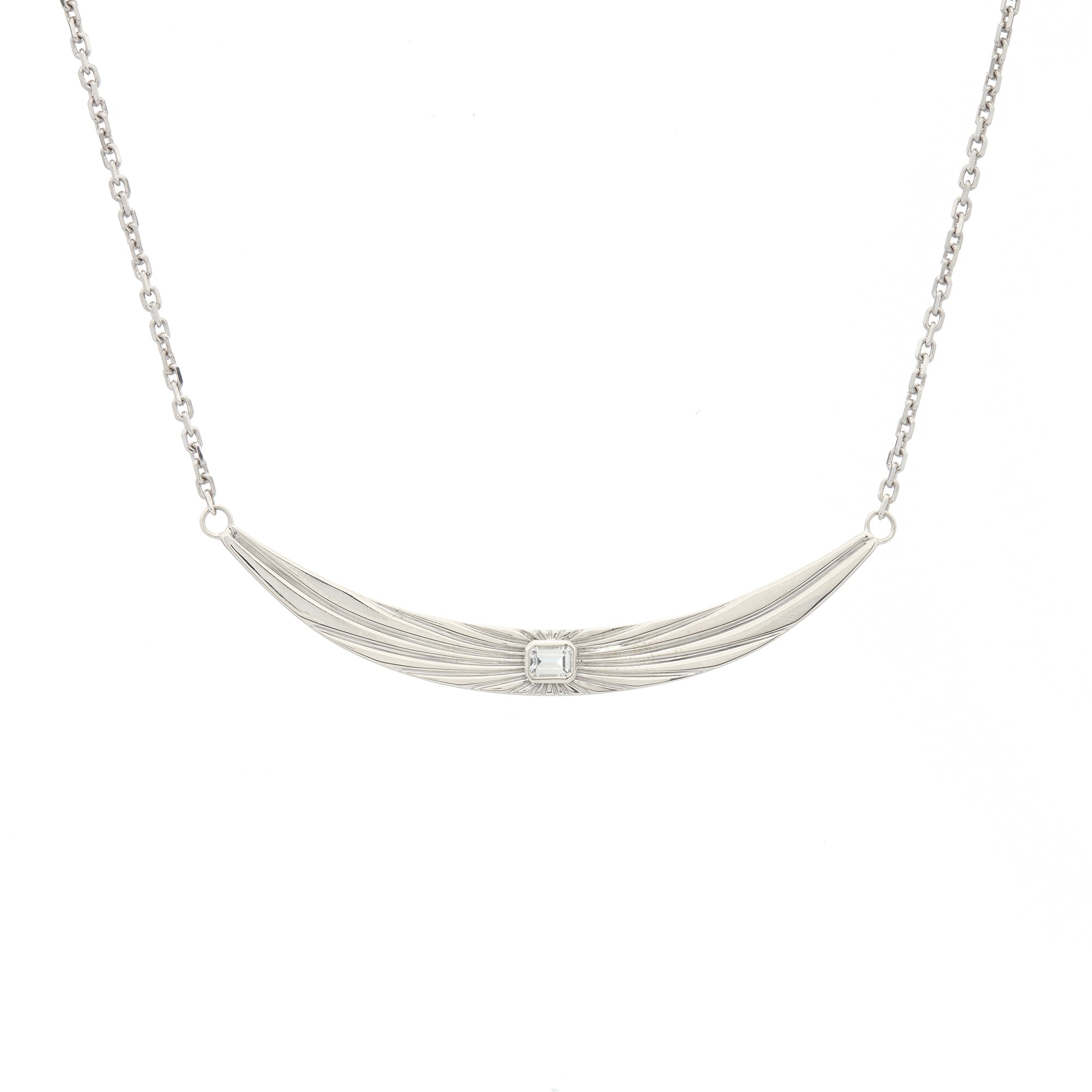 Ray of Light  Necklace - Silver