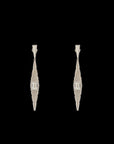 Ray Of Light Large Drop Earrings Silver