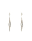 Ray Of Light Large Drop Earrings Silver
