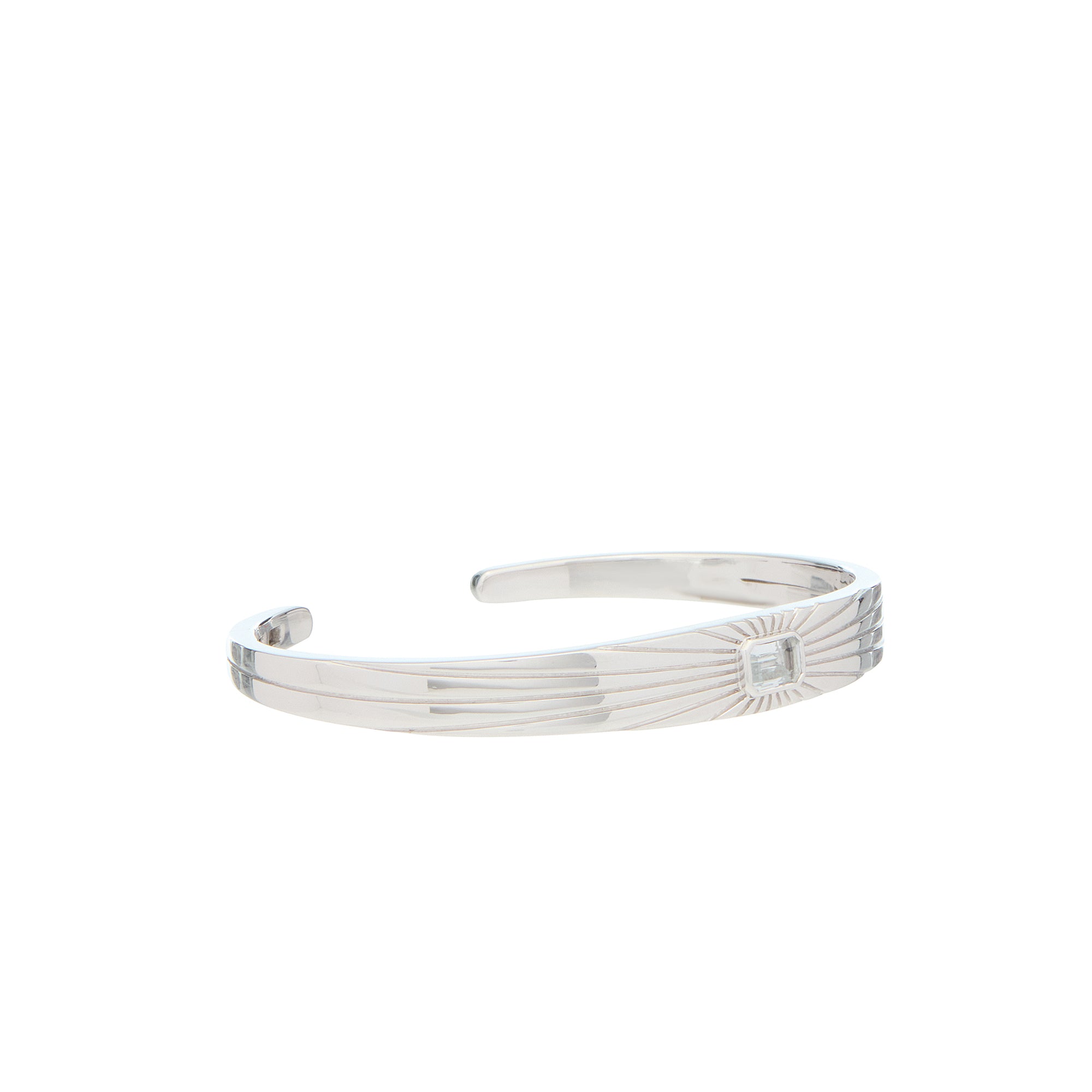Ray of Light - Cuff Silver
