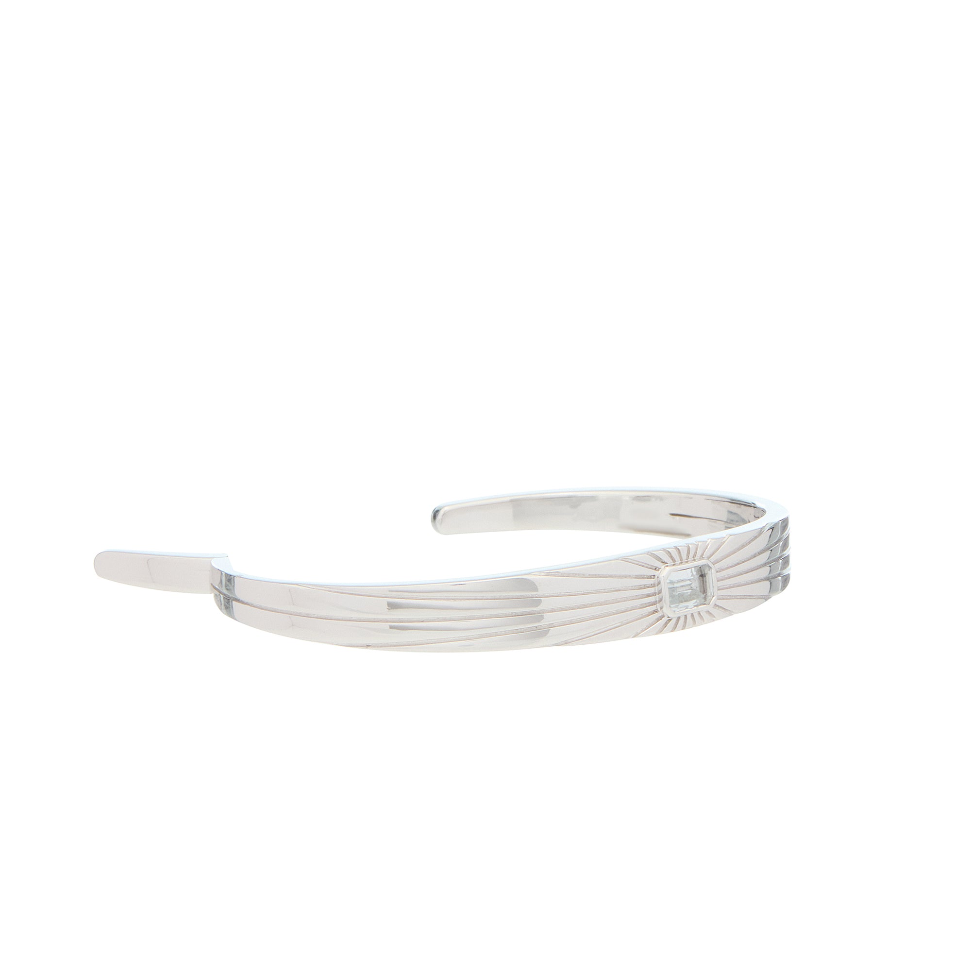 Ray of Light - Cuff Silver