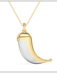 Wyld Dorian Horn - Yellow Gold and White Gold