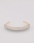 Luna Cuff -  Gold Diamond Pave